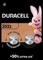 Duracell knappcellebatteri 2032 2-pk.